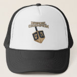 Modern Hanukkah Fun Dreidel Champion Novelty Trucker Hat<br><div class="desc">Celebrate Hanukkah with pride and humor while gathering with the whole family. This festival graphic design makes a perfect gift for the holidays. Whether for your neigbor,  family,  husband,  uncle,  or boyfriend</div>