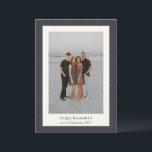Modern Hanukkah Star Elegant Navy Blue Photo Holiday Card<br><div class="desc">Modern Hanukkah Star Elegant Navy Blue Photo Holiday Card</div>