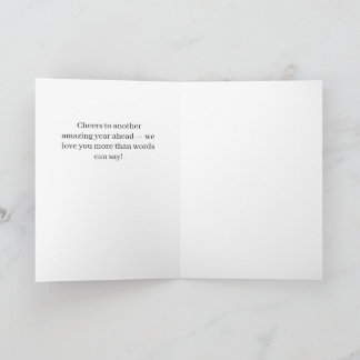 MODERN Happy Birthday Card