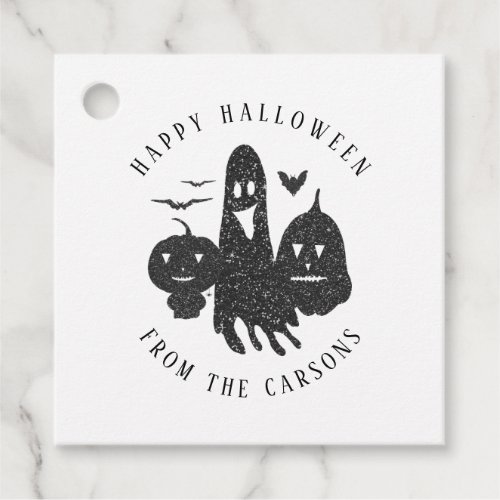 Modern Happy Halloween Party Spider Web Decor Favor Tags