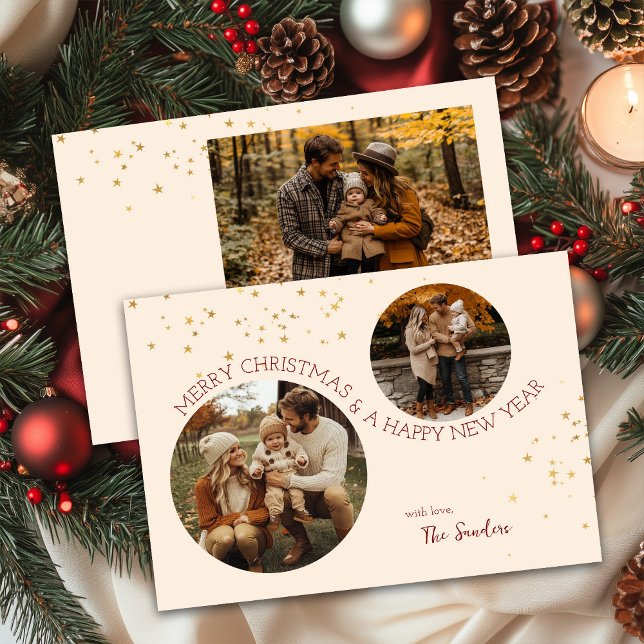 Modern Happy Holiday Photo Card (Creator Uploaded)