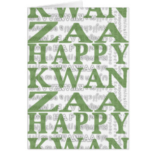 Modern Happy Kwanzaa Cards