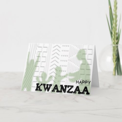 Modern Happy Kwanzaa Holiday Card