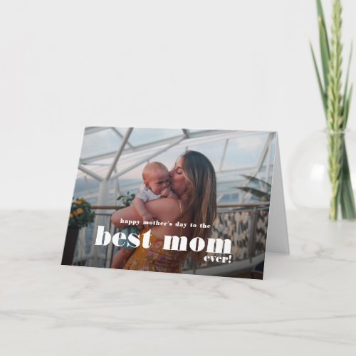 Modern Happy Mothers Day Keepsake Card