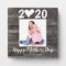 Modern Happy Mother's Day Script Heart Wood Photo