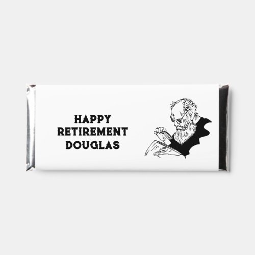 Modern Happy Retirement Party Birthday Gifts  Hershey Bar Favors