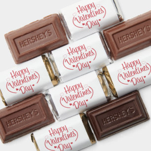 Modern Happy Valentines Day Hershey's Miniatures