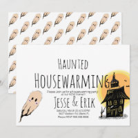 Modern Haunted Housewarming Doodle Party