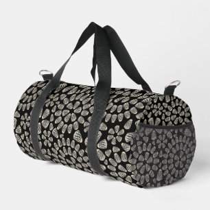 Modern hawaiian print duffle bag