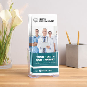 Modern Health Clinic Doctor Medical Tri-Fold Brochure