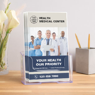 Modern Health Clinic Doctor Tri-Fold Brochure