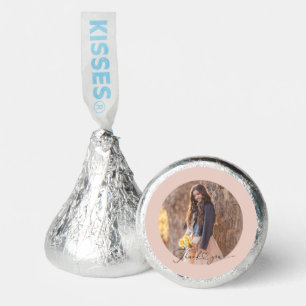 Modern Heart Graduation Thank You Card Hershey®'s Kisses®