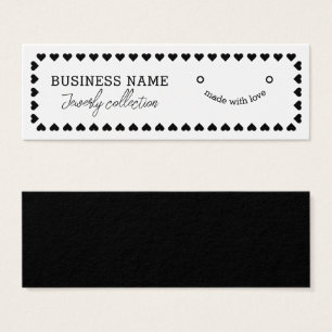 Modern Hearth Pattern Earring Display Card