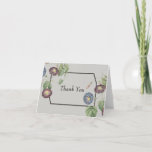 Modern Heirloom Morning Glory Thank You at Zazzle
