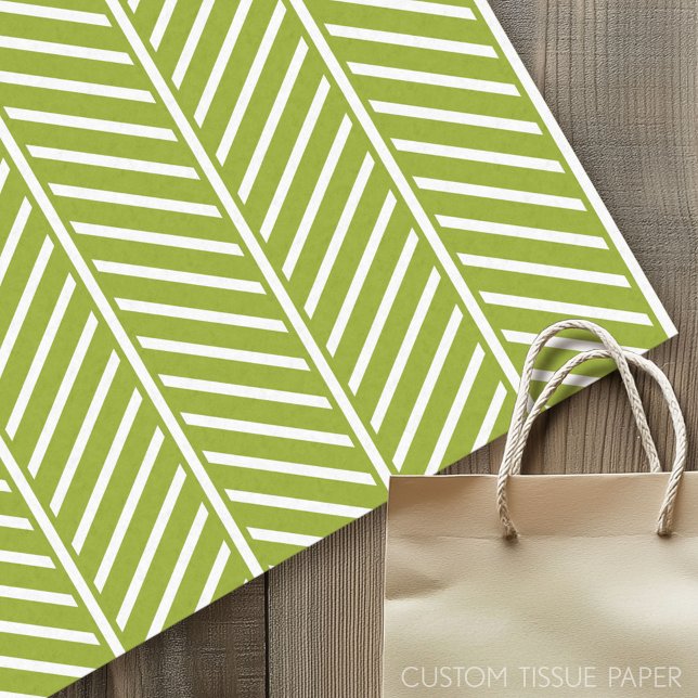 Modern Herringbone Pattern Tissue Paper (Custom Tissue Paper)