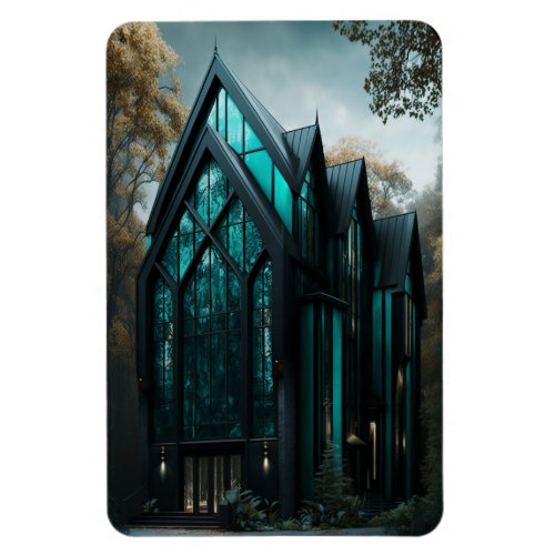 Modern Hi_Tech Gothic House Exterior Design Magnet