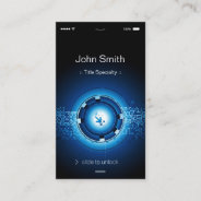 Modern Hi Tech  - Iphone Ios Flat Design Business Card at Zazzle