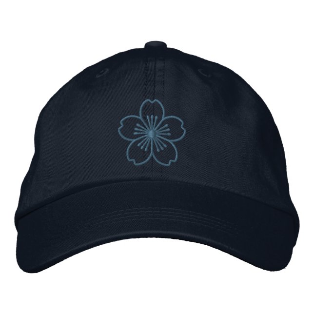 Modern Hibiscus Hawaiian Retro Embroidered Embroidered Baseball Hat (Front)