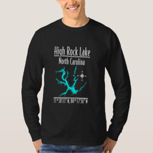 Modern High Rock Lake - North Carolina T-Shirt