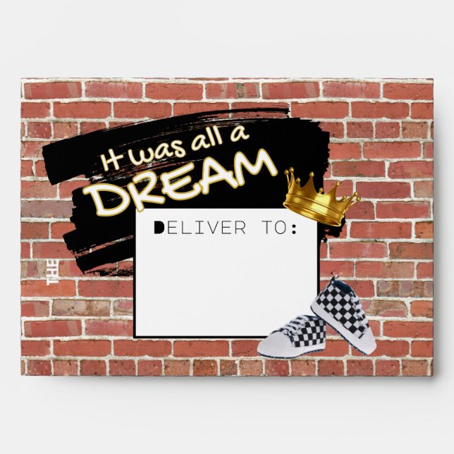 Modern Hip Hop| It was All a Dream Brick Urban Envelope (Front)