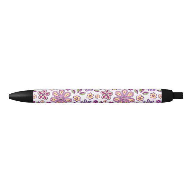 Modern Hippie Floral Pattern | Botanical Pen (Front)
