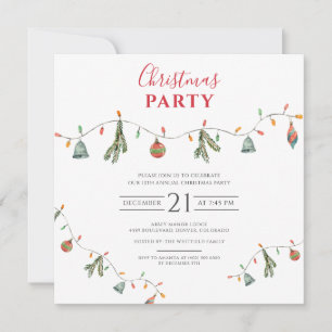 Modern Holiday Annual Office Party Invitation