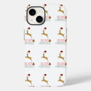 Modern Holiday Case-Mate iPhone 14 Case Christmas