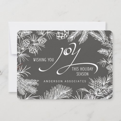 Modern Holiday Joy Botanical Winter Branches