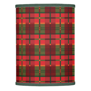 Modern Holiday Plaid Pattern in Red and Green Lamp Shade