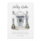 Modern Holiday Wishes Business Flat Holiday Card