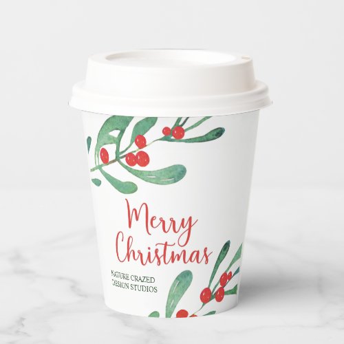 Modern Holly Company Christmas Paper Cups