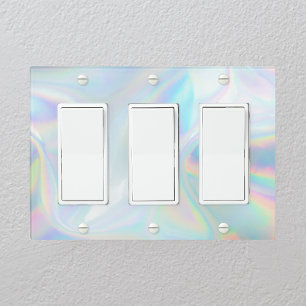 Modern Holographic Elegant Business Light Switch Cover