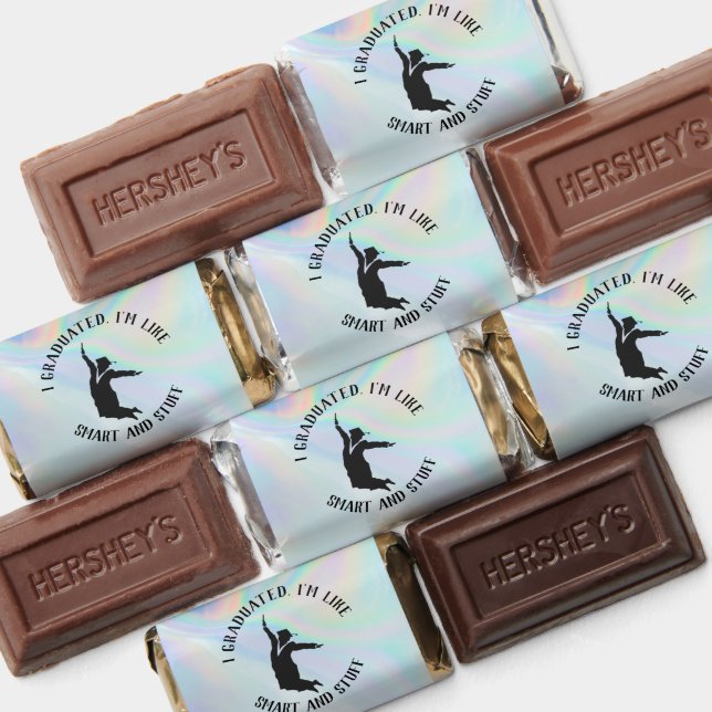 Modern Holographic Graduation 2025 Party Hershey's Miniatures (Assorted)