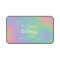 Modern Holographic Rainbow Effect Metal Frame