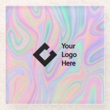 Modern Holographic Rainbow Iridescent Office Set