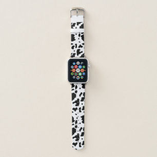 Modern Holstein Friesian Cow Animal Print Pattern Apple Watch Band