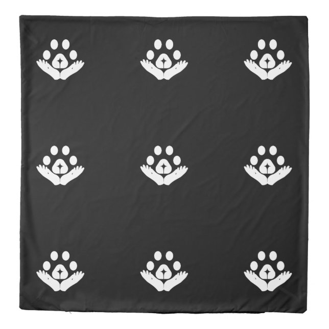 Modern Home Decor Bed Personalized Solid Black  Duvet Cover (Back)