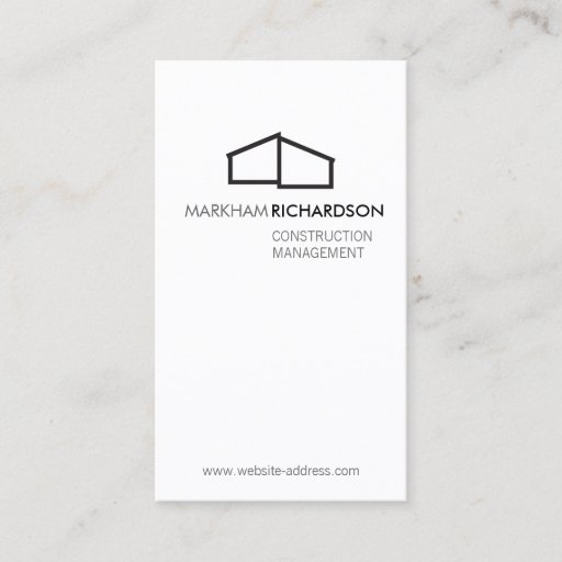 Customizable Modern Home Logo for Construction, Realtor