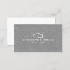 Modern Home Logo Real Estate, Realtor Gray Linen