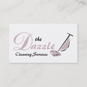 Modern Home, Office Cleaning Company Business Card