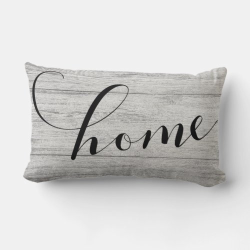 Modern home Pillow on Woodgrain Look