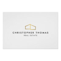 Modern Home Realtor Gold Logo Download