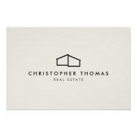 Modern Home Realtor Ivory/Black Logo Download