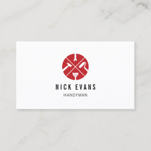 Modern Home Repair Handyman Logo Business Card
