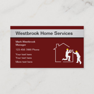 Modern Home Services Business Card