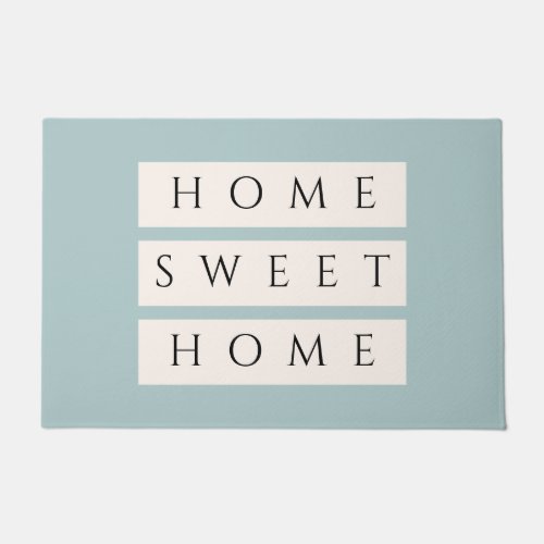 Modern Home Sweet Home  Doormat