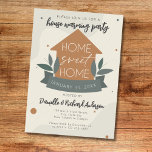 Modern Home Sweet Home House Warming Party Invitation at Zazzle