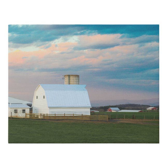 Modern Homestead Faux Canvas Print (Front)