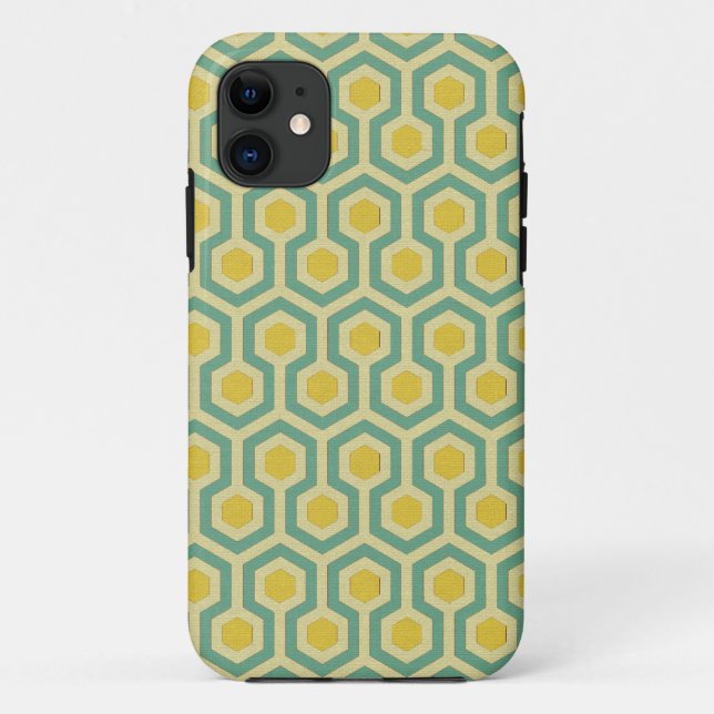 Modern honeycomb geometric tribal pattern print Case-Mate iPhone case (Back)