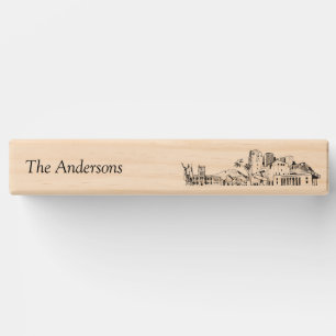 Modern Honolulu Wedding Guestbook Lawn Game Topple Tower